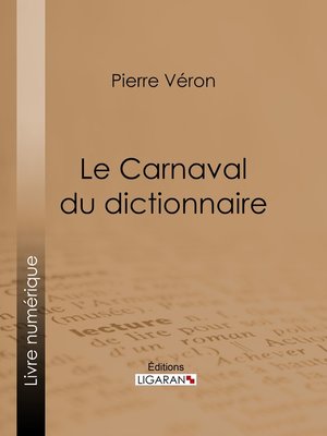 cover image of Le Carnaval du dictionnaire